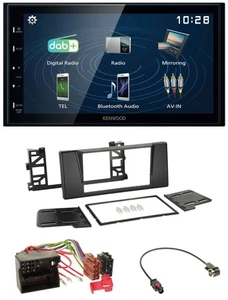 Kenwood 2DIN Bluetooth MP3 USB DAB Autoradio für BMW 5er E39 X5 Quadlock - Bild 1 von 8