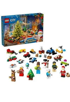 LEGO City Advent Calendar 2025 Playset Santa & Mrs. Claus Minifigures 60475 - Image 1 of 4