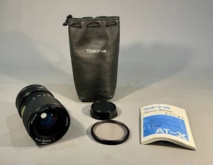 Tokina AT-X 28-85mm 1:3,5-4,5 mit Tokina Aufbewahrungstasche & Handbuch, Lenmar 1A Filter - Bild 1 von 12