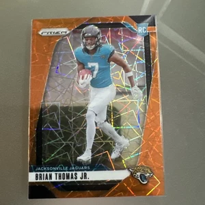 2024 Panini Prizm Brian Thomas Jr. #314 Orange Lazer Prizm RC Jaguars Rookie - Bild 1 von 2