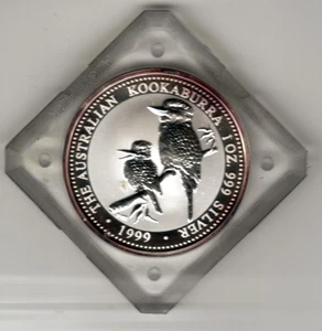AUSTRALIA 1 dolar plata Kookaburra 1999 - 1 oz Silver box original 1 dollar - Imagen 1 de 1