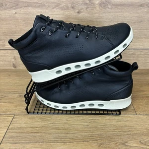 Ecco Stiefel Unisex Gr. UK 7,5 Gore-Tex wasserdicht Sneaker schwarz Leder Danish - Bild 1 von 11