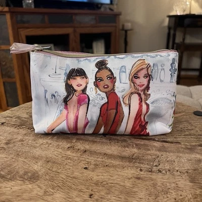 Estee Lauder IZAK ZENOU NIÑA ESTUCHE COSMÉTICO BOLSO 8” X 5” X 3” NUEVO SIN ETIQUETAS Foto 1 de 4