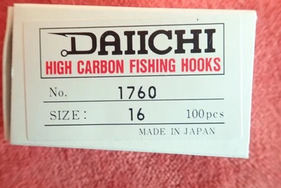 Ganchos de mosca de carbono Daiichi High #1760 talla 16 Foto 1 de 2