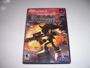 Shadow the Hedgehog PlayStation 2  Authentic *Case Only* PS2 Greatest Hits - Picture 1 of 2