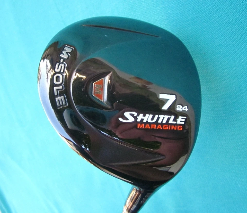 Maruman SHUTTLE M-SOLE 7w 24* TYPE-F03 L-Flex Fairway Wood L/R/H Made in JAPAN - Image 1 of 4