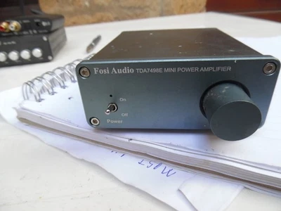 Fusi Audio Mod.TDA7498E Mini power Amplifier  12-24Vdc 160Wx2 - Immagine 1 di 2