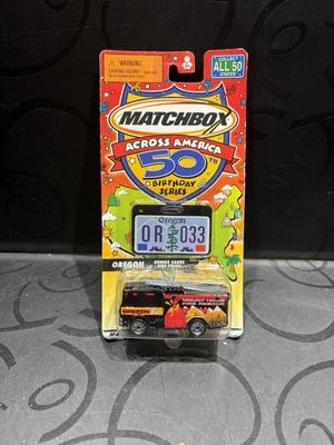Matchbox Across America 50th Birthday Series Oregon Dennis Sabre Fire Truck 2001 - Image 1 of 3