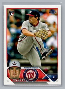 Evan Lee 2023 Topps Series 1 #243 Washington Nationals Rookie RC