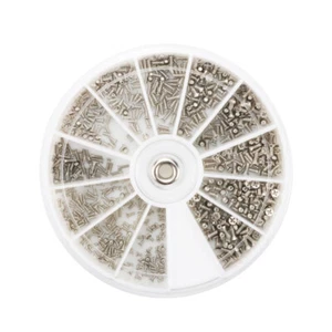 600pcs 12 tipos de tornillos pequeños Kit de surtido electrónico M1 M1.2 M1.4 M1.6 CS - Imagen 1 de 11