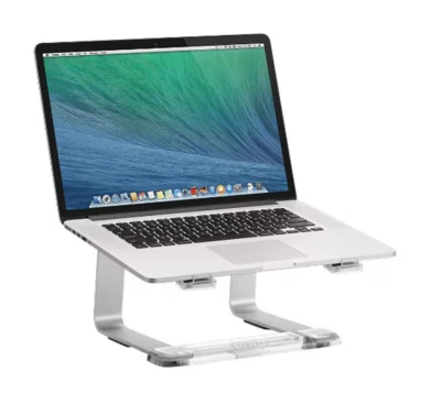 Soporte para computadora portátil de escritorio con elevador transparente Griffin para computadora Foto 1 de 4