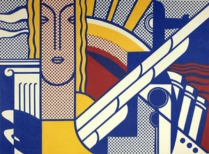 Roy Lichtenstein, Modern Art Poster, Hand Signed Lithograph - Picture 1 of 4