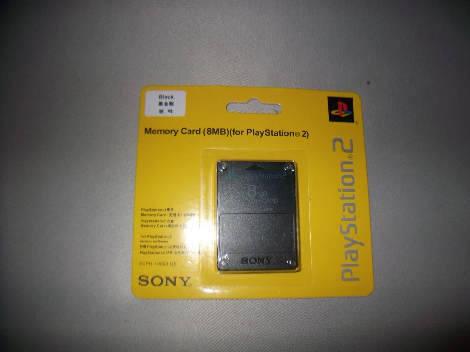 PLAYSTATION 2 MEMORY CARD PS2 8MB ORIGINALE SONY - Immagine 1 di 2