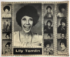 Vintage 1977 Lily Tomlin Actor Resume Visual Pitch Page on Regular Paper - Picture 1 of 3