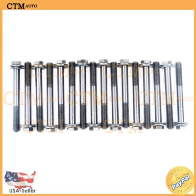 Head Bolts Cylinder For 99-08 Suzuki Grand Vitara Chevrolet Tracker 2.5L V6 H27A - Image 1 of 3