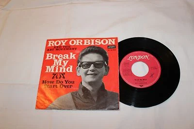 Roy Orbison and the Art Movement German Import 45 & Picture Sleeve-BREAK MY MIND - Image 1 of 4