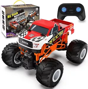 Kidcia RC Monster Truck All Terrain 1:16 Scale Off Road 20 Km/h RC Truck, Red - Picture 1 of 8