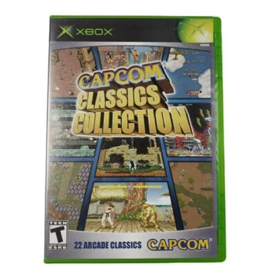 Microsoft Xbox Capcom Classics Collection Video Game (22 Arcade Classics, 2005) - Image 1 of 3