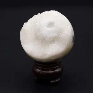 50mm Natural Quartz Cluster Crystal Gemstone Sphere Healing Mineral Reiki AAA - Picture 1 of 3