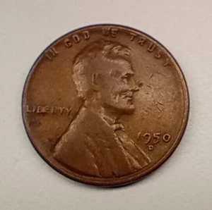 Lincoln Wheat Penny 1953 D "BIE" Error - Picture 1 of 2