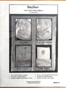 Tuck stitch "Baby Pace" afghans standard gauge knitting machine pattern!  - Picture 1 of 1