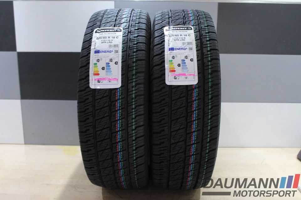 2x ALLWETTERREIFEN + Semperit Van Allseason + 225/65 R16 C + Ganzjahresreifen - Bild 1 von 4