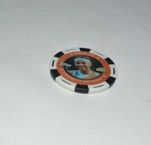 2005 TOPPS NBA COLLECTOR CHIP - CARMELO ANTHONY 2005-06 WHITE & BLACK CHIP  - Picture 1 of 3