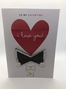 Surprise By Second I Love You 3D Honeycomb Valentine Greeting Card - Picture 1 of 3
