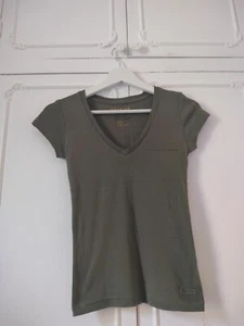 Limited Edition Designer G-Star RAW khaki green t-shirt size XS - Picture 1 of 4