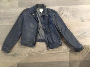 Vintage Calvin Klein Jeansjacke Damen Größe XL Reißverschluss  - Bild 1 von 9