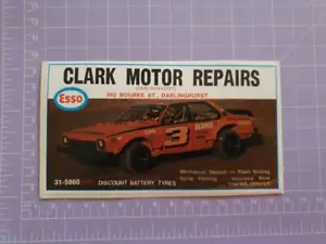 Clarke Motor Repairs Sticker 14.5cm x 8.5cm approx As per image - Foto 1 di 1