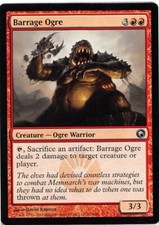 Barrage Ogre *PLAYSET* Magic MtG x4 Scars of Mirrodin SP