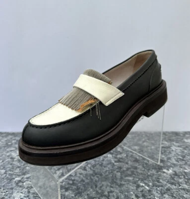 Mocasines de cuero para mujer BRUNELLO CUCINELLI talla 38,5 / EE. UU. 8-8,5 Foto 1 de 4