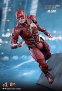 Figura Hot Toys MMS448 DC Liga de la Justicia The Flash Ezra Miller 1/6 12" en EE. UU. - Imagen 1 de 5