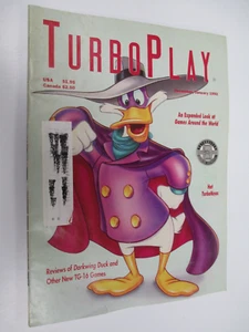 TURBO PLAY MAGAZINE  December / January 1992 - TurboGrafx TG16 - Picture 1 of 2