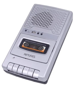 Riptunes RCS220S Cassette Player, Analog Cassette to Digital MP3 Converter, USB - Picture 1 of 4