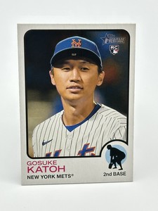 Gosuke Katoh 2022 Topps Heritage RC #661 New York Mets