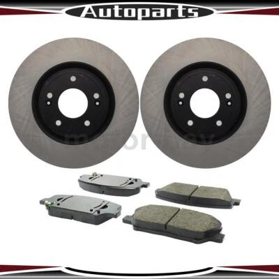 前刹车片和转子适用于现代 Genesis Coupe 2016 2015 2014 2013 2012 — 第 1/4 张图片