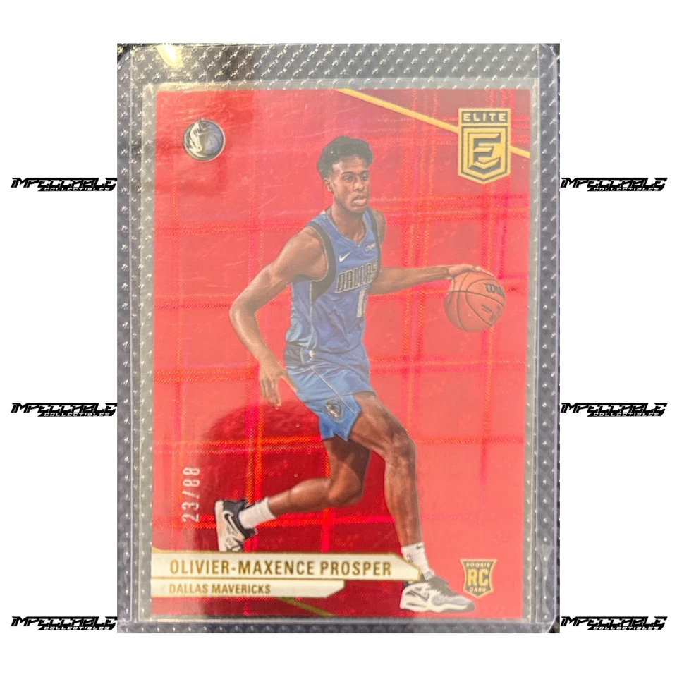 2023-24 Donruss Elite - Rookies Red #207 Olivier-Maxence Prosper /88 - Image 1 of 1