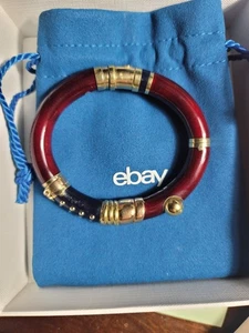 La Nouvelle Bauge-Bangle with 18k Gold Accents - Picture 1 of 3