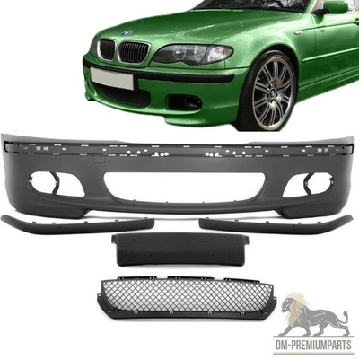Sport front bumper + accessories set for BMW 3 Series E46 sedan touring year 98-05 + Abe - Image 1 of 4