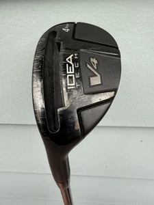 Left Handed Adams Idea Tech V4 Hybird 4 Iron Golf Club R Flex  - Picture 1 of 10