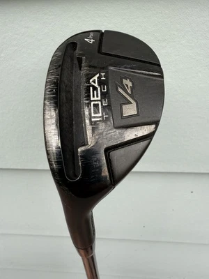 Left Handed Adams Idea Tech V4 Hybird 4 Iron Golf Club R Flex  - Image 1 of 4