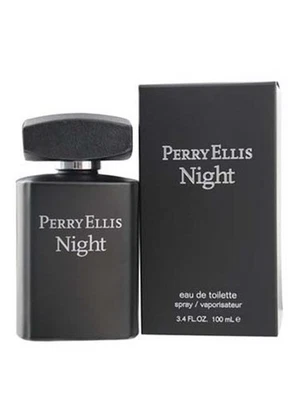 Perry Ellis Night Eau de Toilette 3,4 OZ para hombres | Fragancia leñosa fresca de lujo Foto 1 de 4