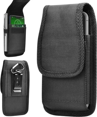 Coldre de celular bolsa fivela carteira capa com clipe para cinto para iPhone Samsung - Imagem 1 de 4