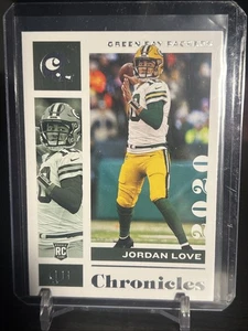 2020 Panini Chronicles  Jordan Love Rookie #38 (RC) Green Bay Packers - Picture 1 of 3