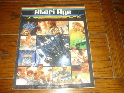 Atari Age Magazine May-June 1982, Volume 1 Number 1, Good Condition - Image 1 of 3