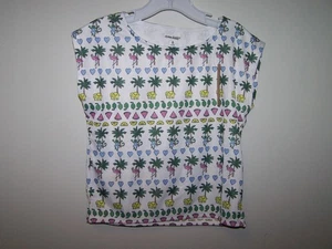 Roller Rabbit Girls Top T-Shirt Size 6 Multicolor Fruits Animals Hearts NWT - Picture 1 of 5