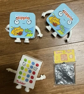 Vintage Hong Kong Numbers Puzzle 1960s, Plus 3 Travel Games-Lot Hippo & Twister - Picture 1 of 4