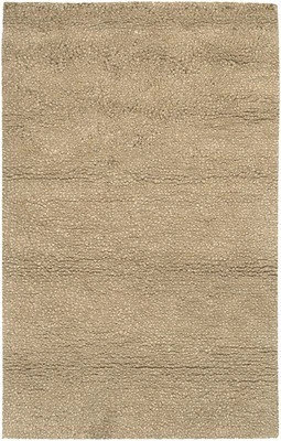 2x8 Runner Carpet Hand Made Wool Tan Shag 8685 Area Rug - Approx 2' 6" x 8' - Image 1 of 4